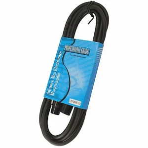 Cable XLR de 10 pies 3 pines macho a hembra para transferencia de datos de iluminación de luz DMX512 - Imagen 1 de 2