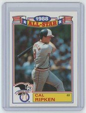 1989 Topps All-Stars Cal Ripken .  Baltimore Orioles #5