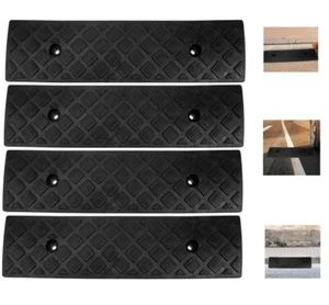 1/2/4Pcs Kerb Ramps Heavy Duty Mobility Access Wheelchair Car Truck Caravan Curb - Picture 1 of 16