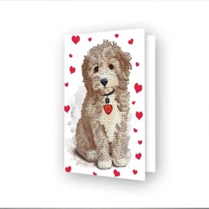 Diamond Dotz Diamond Art Greeting Card Kit 5"X7"-Lovely Boy - 3 Pack - Picture 1 of 1