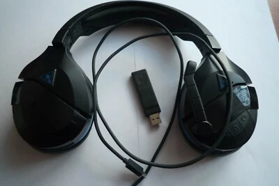 Turtle Beach Ear Force Stealth 700 Headphones PS4 PS5 Wireless Black And Blue - Image 1 of 4