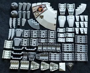 LEGO Wedges Slopes Curved Mixed Grey Roof Inverted Bundle Lot 60219 4854 4856b - Picture 1 of 4