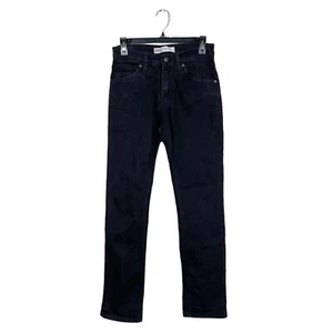 Levi's 511 Slim Straight Leg Jeans Boy's Size 16 Regular W 28 L 28 Black Denim - Picture 1 of 7