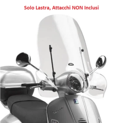 GIVI Parabrezza senza Attacchi per PIAGGIO Vespa GTS 125-150-300 Super 2008-2022 - Immagine 1 di 3