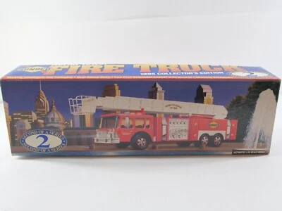 1995 Sunoco Aerial Tower Fire Truck 1/35 Scale Collector's Edition In Box Red - Image 1 of 3