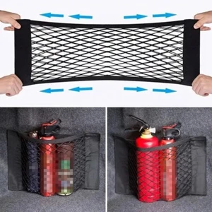 Borsa Organizer a rete Portaoggetti Auto x Bagagliaio posteriore Corda Elastica - Foto 1 di 7