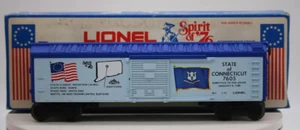 LIONEL State of Connecticut O Gauge Spirit of ‘76 Boxcar #7605 O Gauge 1:48 NIB - Picture 1 of 6