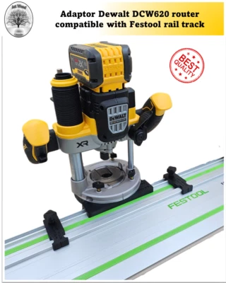 Dewalt DCW620 router 1/2 18V Xr guide rail base Festool Groove Jig Made UK - Image 1 of 4