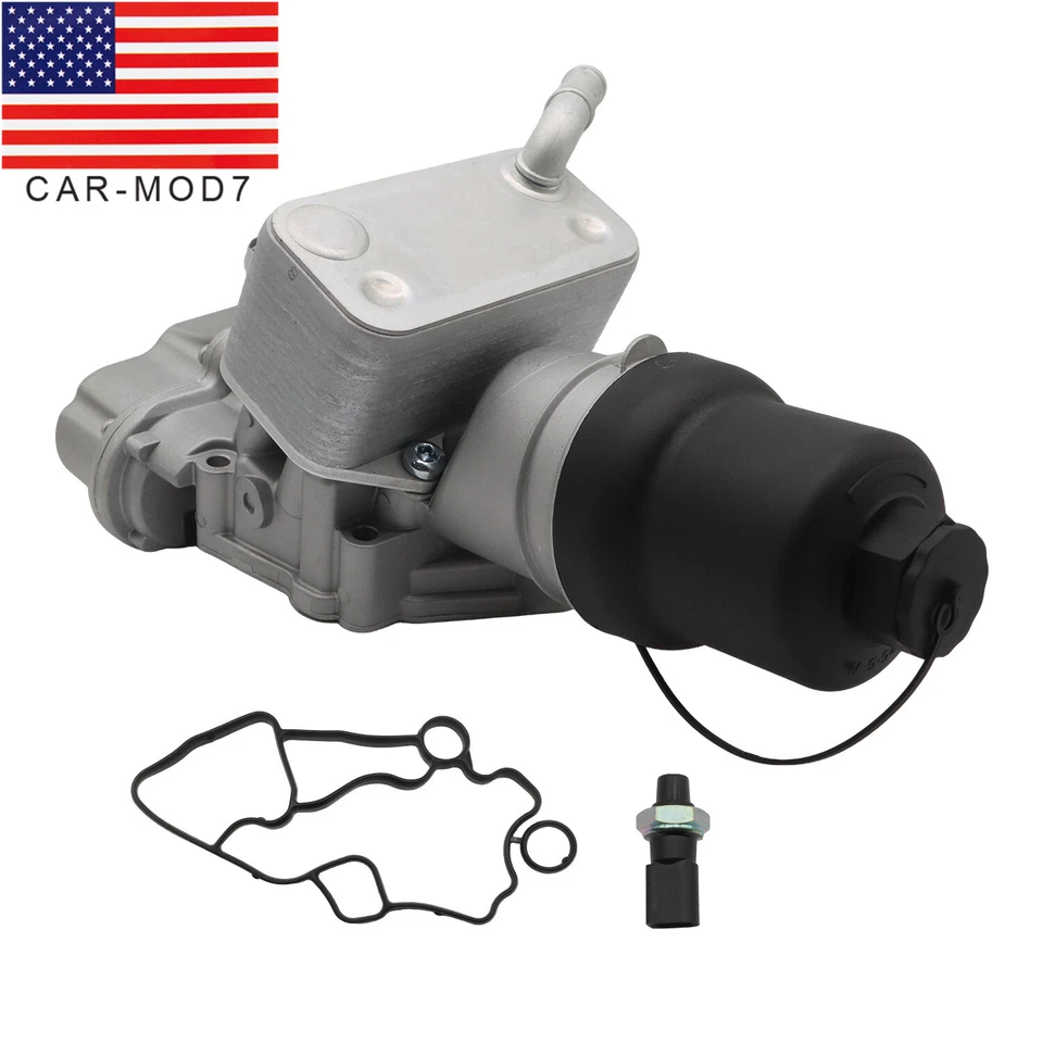 Carcasa de filtro enfriador de aceite para Audi 07-14 TT 04-13 A3 05-08 A4 Quattro 04-07 Golf Foto 1 de 4