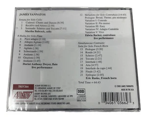 Chamber Music of James Yannatos by Yannatos / Babcock / Doriot / Barker (CD,... - Picture 1 of 1