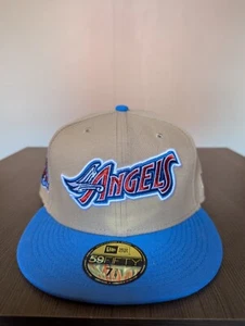 7 3/8 Anaheim Angels Fitted Hat Two Tone Prime Edition 40th Anniversary - Picture 1 of 6