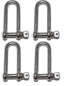 Manille Longue Ø 4mm Libre Longueur 40mm ( Lot de 4 ) inox A4 - Imagen 1 de 2
