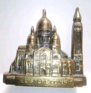 The Sacre coeur Paris France Miniature Bronzed Building A54 - Picture 1 of 12
