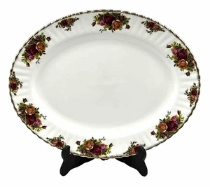 Royal Albert "Old Country Roses" Large Oval Serving Platter - England c. 1962 - Picture 1 of 9