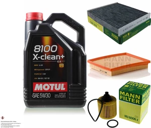 MANN-FILTER Controllo Set Motul 5L Per Toyota Auris 1.8 Hybrid Lexus CT - Foto 1 di 9