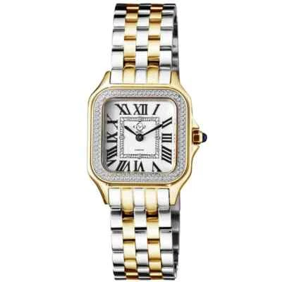 GV2 by Gevril Women's Milan 12113B Swiss Quartz IPYG 2-Tone Steel Diamond Watch - Image 1 of 4