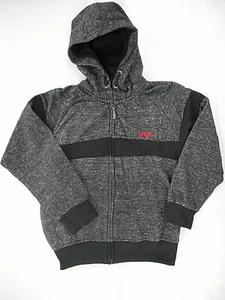Giacca media con cappuccio atletico ragazzo STX $38 nera e grigia taglie 8, 10/12 e 14/16 - Foto 1 di 7