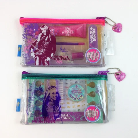 Hannah Montana Miley Cyrus Girls Manicure & Pedicure Kit LOT Disney HM New Cover