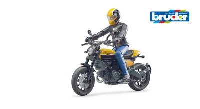 Bruder 63053 Scrambler Ducati with Driver 1:16 scale Motorcycle Bike with Driver - Image 1 of 4