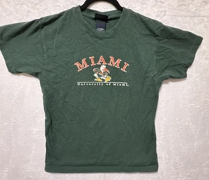 Jansport University Of Miami Green Tshirt Size XL - Picture 1 of 6