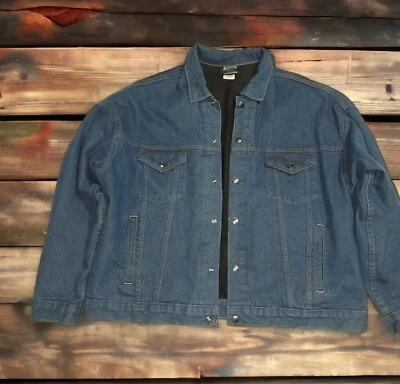 正品 NRA 牛仔牛仔夹克隐藏携带卡扣美国制造男式 XL 码  — 第 1/4 张图片