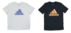Adidas Basketball Logo Graphic Short Sleeve Crew Neck Men's T-Shirt NWT - Picture 1 of 3