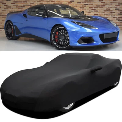 Full Car Cover Outdoor Indoor Satin Stretch Waterproof Black For Lotus NYO Evora - Изображение 1 из 4