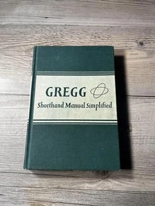 Gregg Shorthand Manual Simplified - Classic Reference Book - Foto 1 di 7