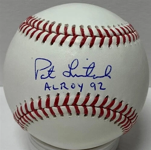 Brewers Infielder PAT LISTACH Signed Official Baseball AUTO w/ AL ROY '92 - JSA - Image 1 of 1