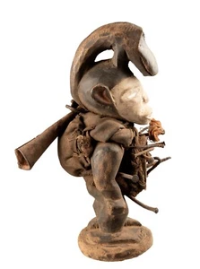 Afrikanische Figur Kongo Nagelfetisch - Traditionelle Afrikanische Kunst # 17543 - Bild 1 von 8