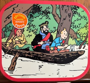 Delacre Tintin Hergé Moulinsart Temple du Soleil 2011 Cookie Tin Numbered - Picture 1 of 5