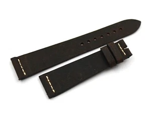 Watch Band Leather Mohawk Testa di Moro 20/16mm Casual Artigianale Made Italy - Imagen 1 de 4