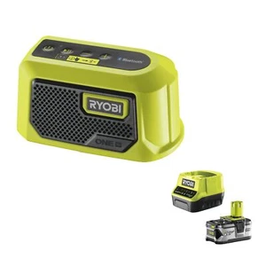 Ryobi RBTM18-0 Mini-Speaker Bluetooth 25 Meters 18V ONE+ Power 5W Kit 4.0 Ah - Picture 1 of 4