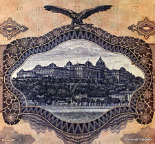 HONGRIE MAGYAR   Billet  100  PENGO 1930  USAGE USED PRE WW2