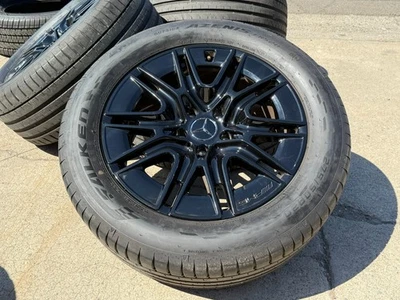 4 Factory Mercedes Benz Wheels Tires OEM AMG G580 Edition 1 Black G550 G580e - Image 1 of 4