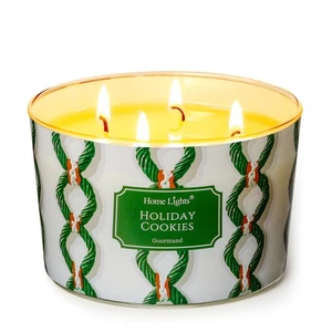 HomeLights 4 velas perfumadas para el hogar - Vela de mezcla de cera de soja de 18 oz de larga duración... - Imagen 1 de 7