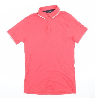 Regatta Men's Red Cotton Polo Shirt M Short Sleeve Outdoor Casual - Image 1 of 4