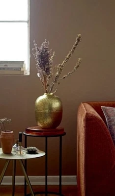 Bloomingville Vase Metall gehämmert Gold House Doctor Style - Bild 1 von 4