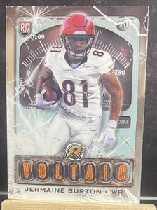 Brazaletes Jermaine Burton 2024 Topps Resurgence Football Voltaic RC V-19 - Imagen 1 de 2