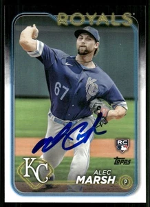 2024 Topps ALEC MARSH Signed Card autograph auto ROYALS IP - Picture 1 of 1
