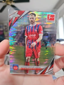 2024-25 Topps Chrome Bundesliga #45 Budu Zivzivadze Pulsar Refractor PACK FRESH  - Picture 1 of 3