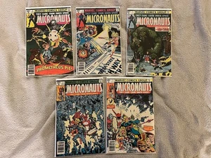 Micronauts #5, 6, 7, 9, 15 (1979-80 Marvel) Bronze Age Sci-Fi Lot - Bild 1 von 3