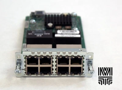 Cisco NIM-8CE1T1-PRI 8 port Multiflex Trunk Voice For ISR 4400 & 4300 Routers - Image 1 of 3
