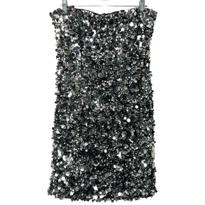 Rotate Birger Christensen Sequin Tube Strapless Minidress Sz 10 - Picture 1 of 10