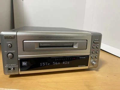 DENON DMD-M10 MINIDISC RECORDER PERSONAL COMPONENT SYSTEM MD Player MD Deck - Photo 1/4