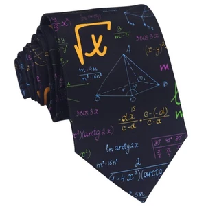Maths Teacher Mathematic Equations Tie - Picture 1 of 1