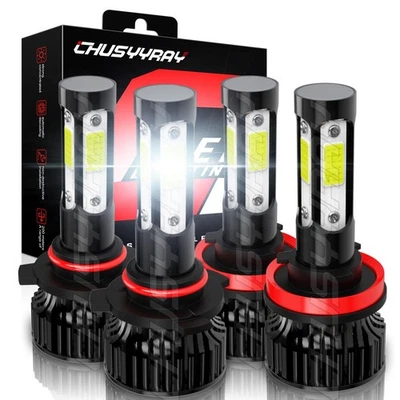 Para Peterbilt 388 389 4x LED Kit de conversión de faros bombillas Hi / Lo Foto 1 de 4