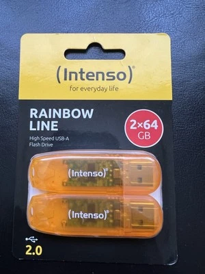 64gb usb 2.0 memory stick flash pen drive Pack Of 2 - Image 1 of 2