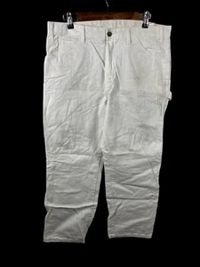 Sherwin Williams Jeans Dickies Sz 36x29 White Paint Grunge Street Wear Mens Pant - Picture 1 of 10