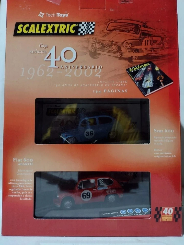 acn SCALEXTRIC EDL2 SEAT 600 FIAT ABARTH 1962/2002 6904 - Imagen 1 de 4